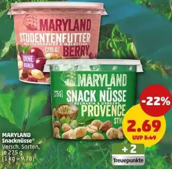 PENNY MARYLAND Snacknüsse Angebot