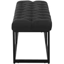 Netto Marken-Discount CLP Sitzbank Amun I Mit Stoff-Bezug I Mit Schwarzem Metallgestell Angebot