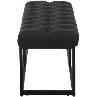 Netto Marken-Discount CLP Sitzbank Amun I Mit Stoff-Bezug I Mit Schwarzem Metallgestell Angebot