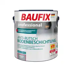 Netto Marken-Discount BAUFIX professional Anti-Rutsch Bodenbeschichtung silbergrau matt, 2.5 Liter, Beton- und Bodenfarbe Angebot