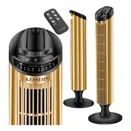 Netto Marken-Discount KESSER Turmventilator FERNBEDIENUNG Ventilator LED Display Standventilator Klimaanlage Angebot