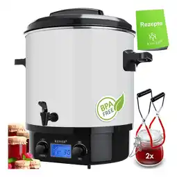 Netto Marken-Discount KESSER Einkochautomat 2000W 27L LCD-Display Glühweintopf Heißgetränkeautomat Angebot