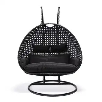 Netto Marken-Discount Home Deluxe Polyrattan Hängesessel TWIN schwarz - versch. Ausführungen Angebot