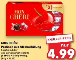 Kaufland MON CHÉRI Pralinen mit Alkoholfüllung Angebot