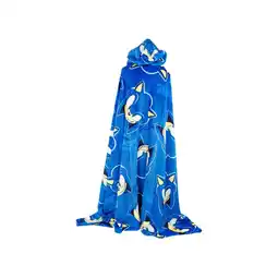 Netto Marken-Discount Sonic Kuscheldecke mit Kapuze für Kinder – weich & wärmend – 120x150 Angebot