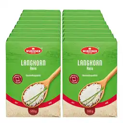 Netto Marken-Discount WURZENER Langkornreis im Kochbeutel 500 g, 16er Pack Angebot