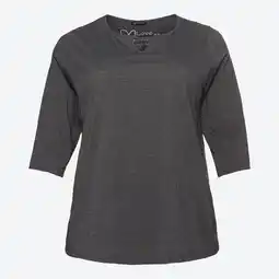 NKD Damen-Shirt in Mélange-Optik, große Größen Angebot