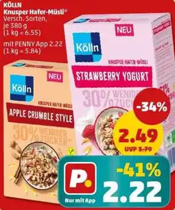 PENNY KÖLLN Knusper Hafer-Müsli Angebot