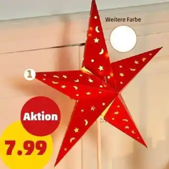 PENNY 20er-LED-Weihnachtsstern Angebot