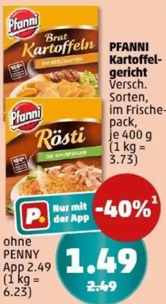 PENNY PFANNI Kartoffelgericht Angebot