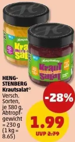 PENNY HENGSTENBERG Krautsalat Angebot