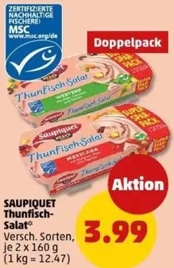 PENNY SAUPIQUET Thunfisch Salat Angebot