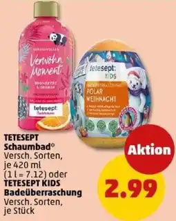 PENNY TETESEPT Schaumbad oder TETESEPT KIDS Badeüberraschung Angebot