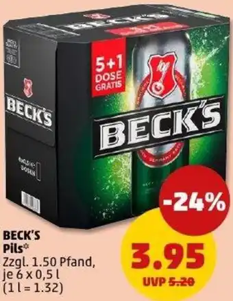 PENNY BECK'S Pils Angebot