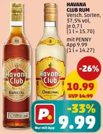 PENNY Havana club rum Angebot