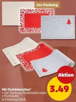 PENNY Filz-Tischdekoration Angebot