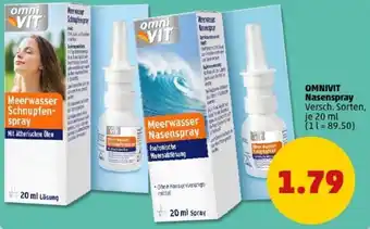 PENNY OMNIVIT Nasenspray Angebot