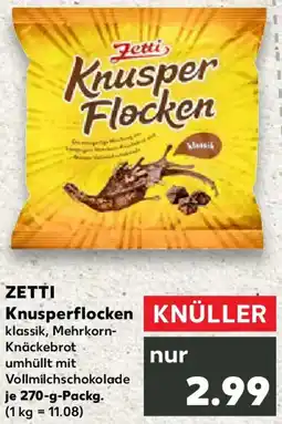 Kaufland ZETTI Knusperflocken Angebot