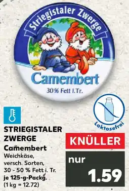Kaufland STRIEGISTALER ZWERGE Camembert Angebot