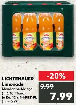 Kaufland LICHTENAUER Limonade Angebot