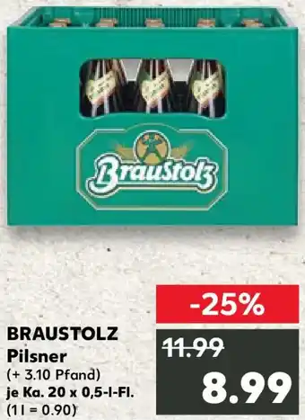 Kaufland BRAUSTOLZ Pilsner Angebot