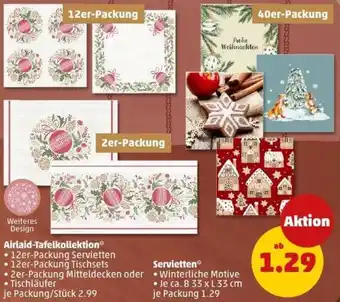 PENNY Airlaid-Tafelkollektion oder Servietten Angebot