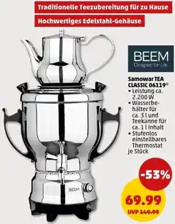 PENNY BEEM Samowar TEA CLASSIC 06119 Angebot