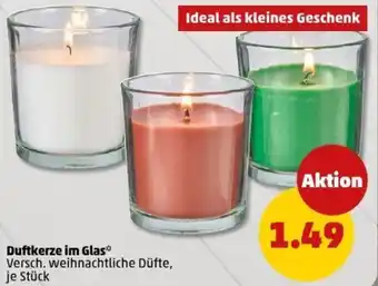 PENNY Duftkerze im Glas Angebot