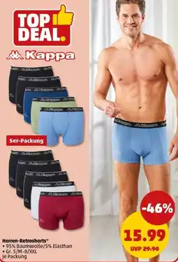 PENNY Kappa Herren-Retroshorts Angebot