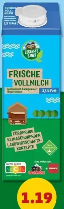 PENNY PENNY ZUKUNFTSBAUER Frische Vollmilch Angebot