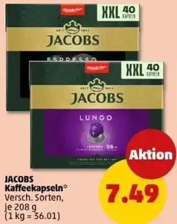 PENNY JACOBS Kaffeekapseln Angebot