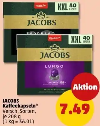 PENNY JACOBS Kaffeekapseln Angebot