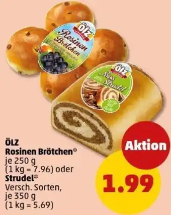 PENNY ÖLZ Rosinen Brötchen oder Strudel Angebot
