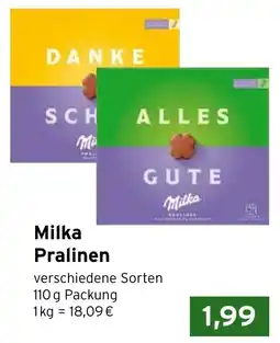 CAP Markt Milka Pralinen Angebot