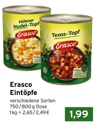 CAP Markt Erasco Eintöpfe Angebot