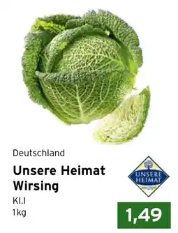CAP Markt Unsere Heimat Wirsing Angebot