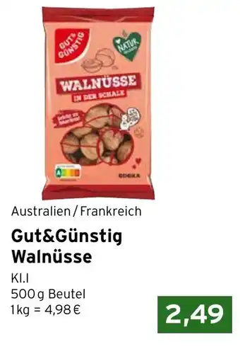 CAP Markt Gut&Günstig Walnüsse Angebot