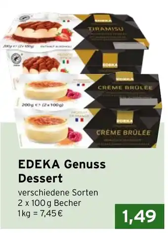CAP Markt EDEKA Genuss Dessert Angebot