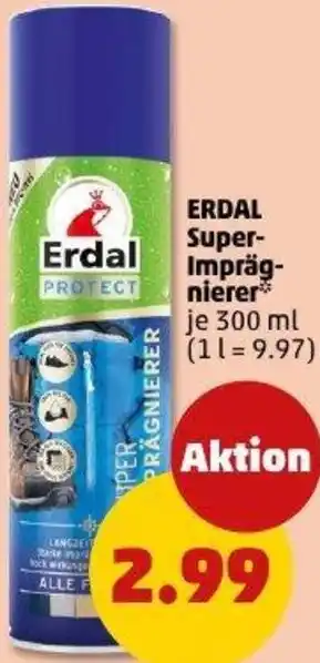 PENNY ERDAL Super Imprägnierer Angebot