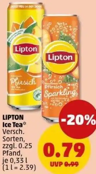 PENNY LIPTON Ice Tea Angebot
