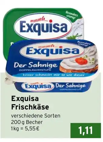 CAP Markt Exquisa Frischkäse Angebot