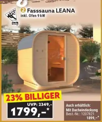 Norma Fasssauna LEANA Angebot