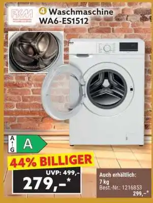 Norma Waschmaschine WA6-ES1512 Angebot