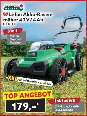 Norma Li-Ion Akku-Rasenmäher 40 V / 4 Ah Angebot
