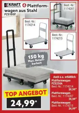 Norma Plattformwagen aus Stahl Angebot