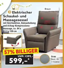 Norma Elektrischer Schaukel- und Massagesessel Angebot