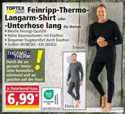 Norma Feinripp-Thermo-Langarm-Shirt oder -Unterhose lang Angebot