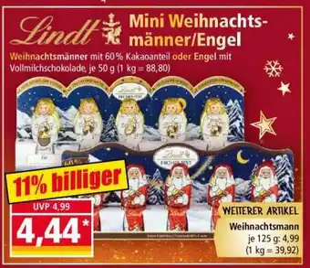 Norma Mini Weihnachtsmänner/Engel Angebot
