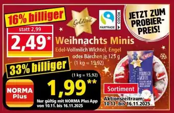 Norma Weihnachts Minis Angebot