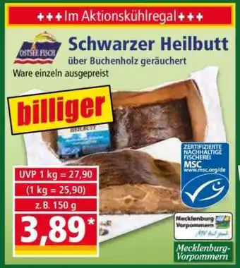 Norma Schwarzer Heilbutt Angebot